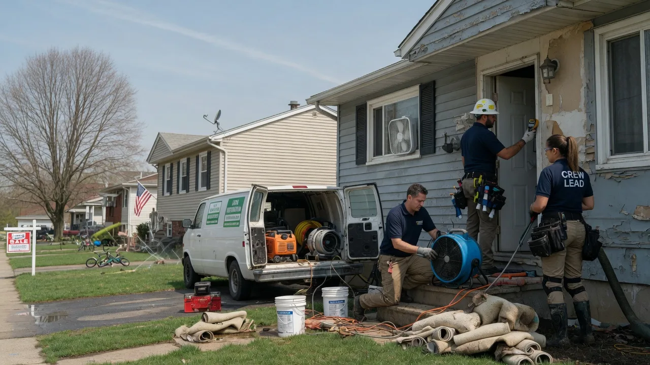 Flood Cleanup in Athens, IL near me